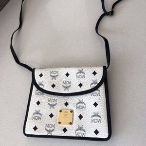 Authentic Vintage MCM Leather Crossbody Bag